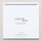 Bryan Anthonys Layers of You Paved Silver Herringbone Chain Anklet On Card