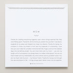 Bryan Anthonys Mom Silver Tennis Bracelet On Card