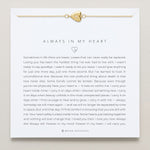 Bryan Anthonys Always In My Heart Gold Bracelet On Card