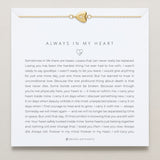 Bryan Anthonys Always In My Heart Gold Bracelet On Card