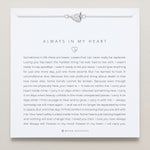 Bryan Anthonys Always In My Heart Silver Bracelet On Card