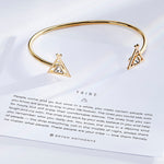 Tribe Friendship Cuff showcase in 14k gold