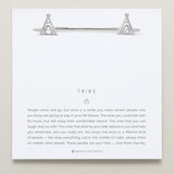 bryan anthonys tribe friendship cuff silverBryan Anthonys Tribe Silver Friendship Cuff with crystals on card
