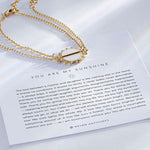 Bryan Anthonys You Are My Sunshine Gold Bracelet Set Dynamic On Card