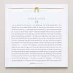Bryan Anthonys Good Luck Gold Icon Necklace On Card