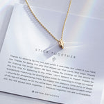 Bryan Anthonys Stick Together Gold Necklace Dynamic On Card
