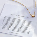 Bryan Anthonys You Are My Sunshine Gold Necklace Dynamic On Card 