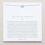 Bryan Anthonys You Are My Sunshine Silver Necklace On Card