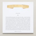 Bryan Anthonys Pause Gold Engraved Cuff On Card
