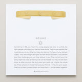Bryan Anthonys Squad Gold Engraved Cuff On Card