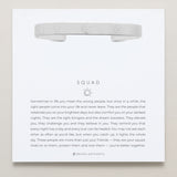 Bryan Anthonys Squad Silver Engraved Cuff On Card