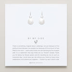 Bryan Anthonys By My Side Pearl Silver Drop Earrings On Card
