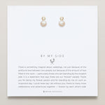 Bryan Anthonys By My Side Pearl Gold Studs On Card