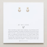 Bryan Anthonys By My Side Pearl Gold Studs On Card