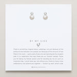 Bryan Anthonys By My Side Pearl Silver Studs On Card