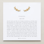 Phases Earring Climbers on card