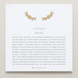 Phases Earring Climbers on card