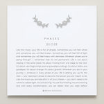 Phases Earring Climbers in silver finish