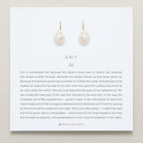Bryan Anthonys Grit Gold Drop Earrings On Card