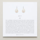 Bryan Anthonys Grit Silver Drop Earrings On Card