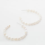  Bryan Anthonys Grit Seed Pearl Gold Maxi Hoop Earrings Macro