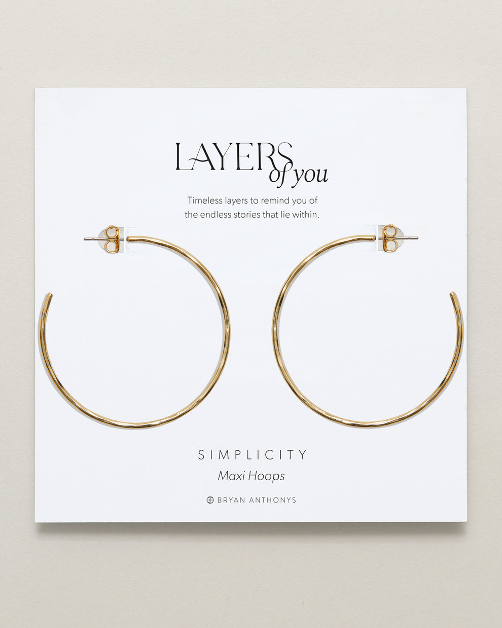 Simplicity Maxi Hoop Earrings