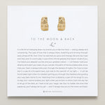 Bryan Anthonys To The Moon And Back Gold Hoop Earrings On Card