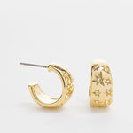 Bryan Anthonys To The Moon And Back Gold Hoop Earrings Macro