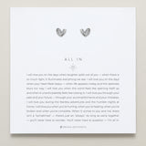 Bryan Anthonys All In Silver Stud Earring On Card 