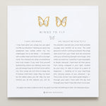 Bryan Anthonys Wings To Fly Gold Stud Earrings On Card