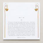Bryan Anthonys All In Gold Threader Earring On Card