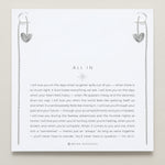Bryan Anthonys All In Silver Threader Earring On Card
