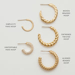Bryan Anthonys Layers Of You Gold Hoop Size Comparison