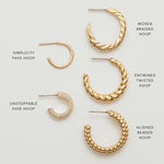 Bryan Anthonys Layers Of You Gold Hoop Size Comparison