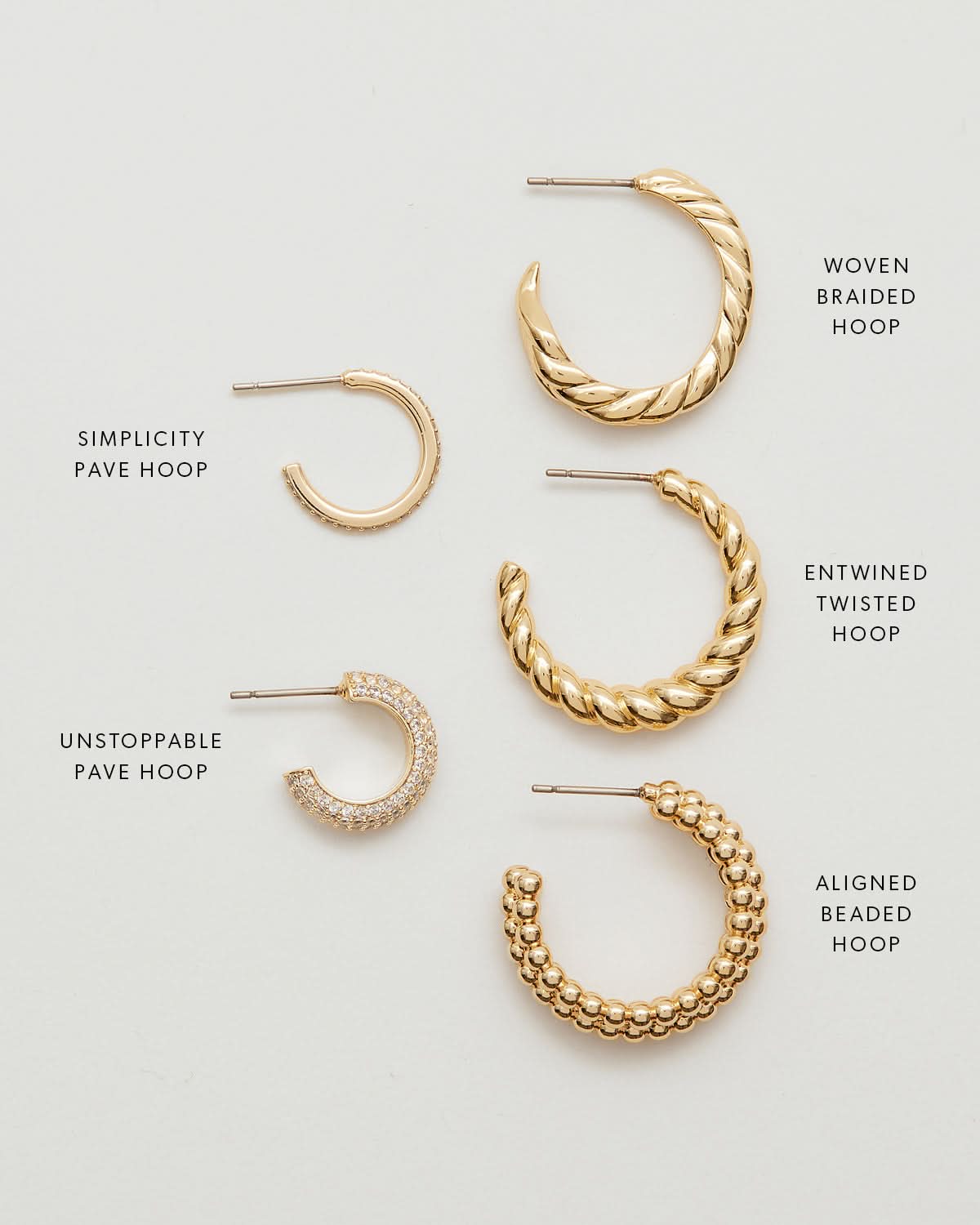 Bryan Anthonys Layers Of You Gold Hoop Size Comparison