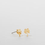 Bryan Anthonys Breathe Gold Stud Earrings Macro