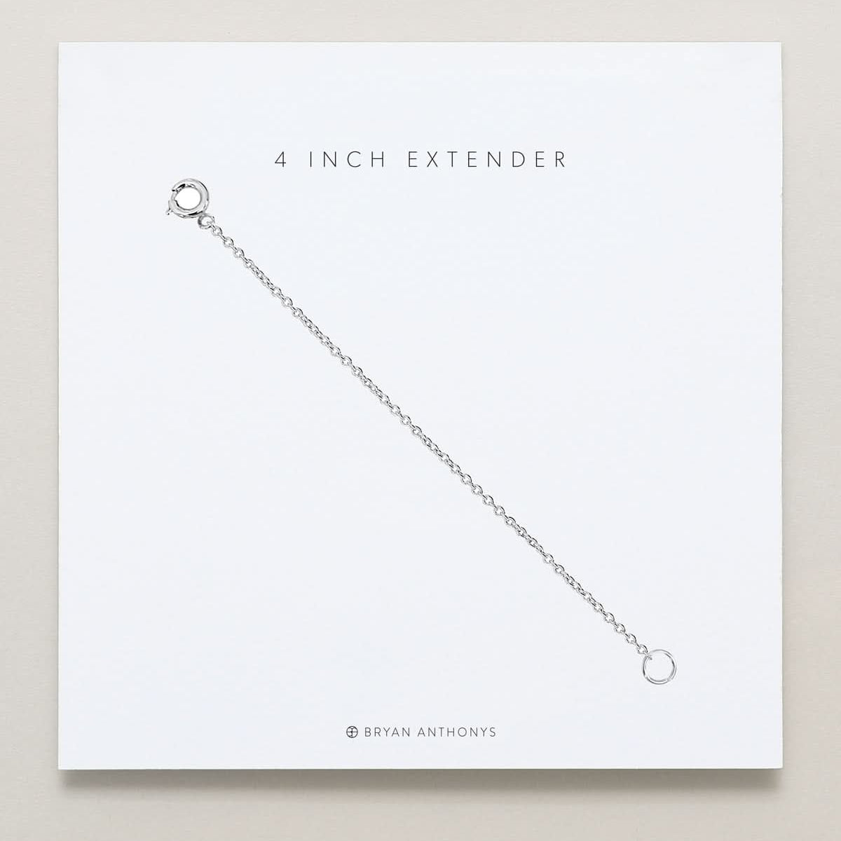 bryan anthonys 4 inch necklace extender silver