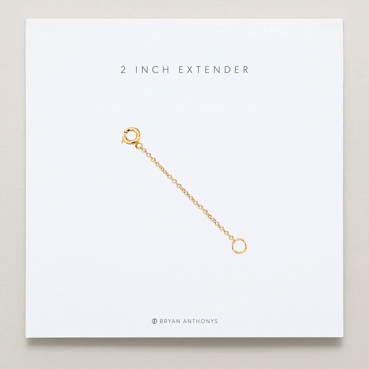 bryan anthonys 2 inch necklace extender 14k gold