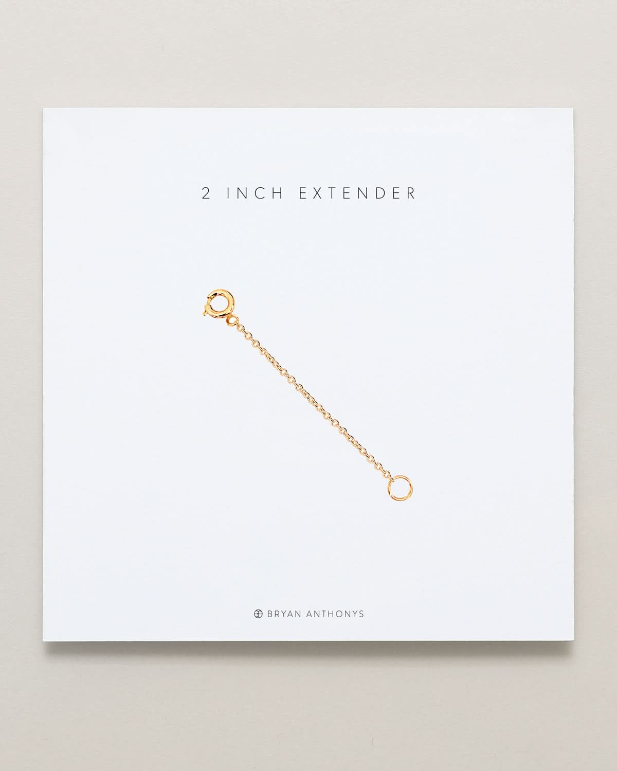 bryan anthonys 2 inch necklace extender 14k gold