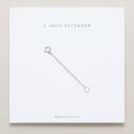 bryan anthonys 2 inch necklace extender silver