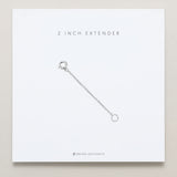 bryan anthonys 2 inch necklace extender silver