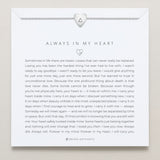 Bryan Anthonys Always In My Heart Silver Icon Necklace On Card