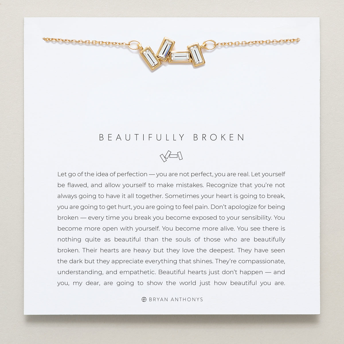 bryan anthonys beautifully broken dainty necklace 14k gold