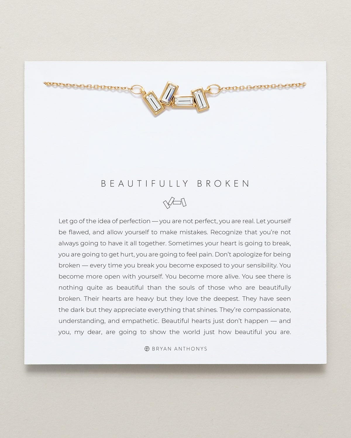 bryan anthonys beautifully broken dainty necklace 14k gold