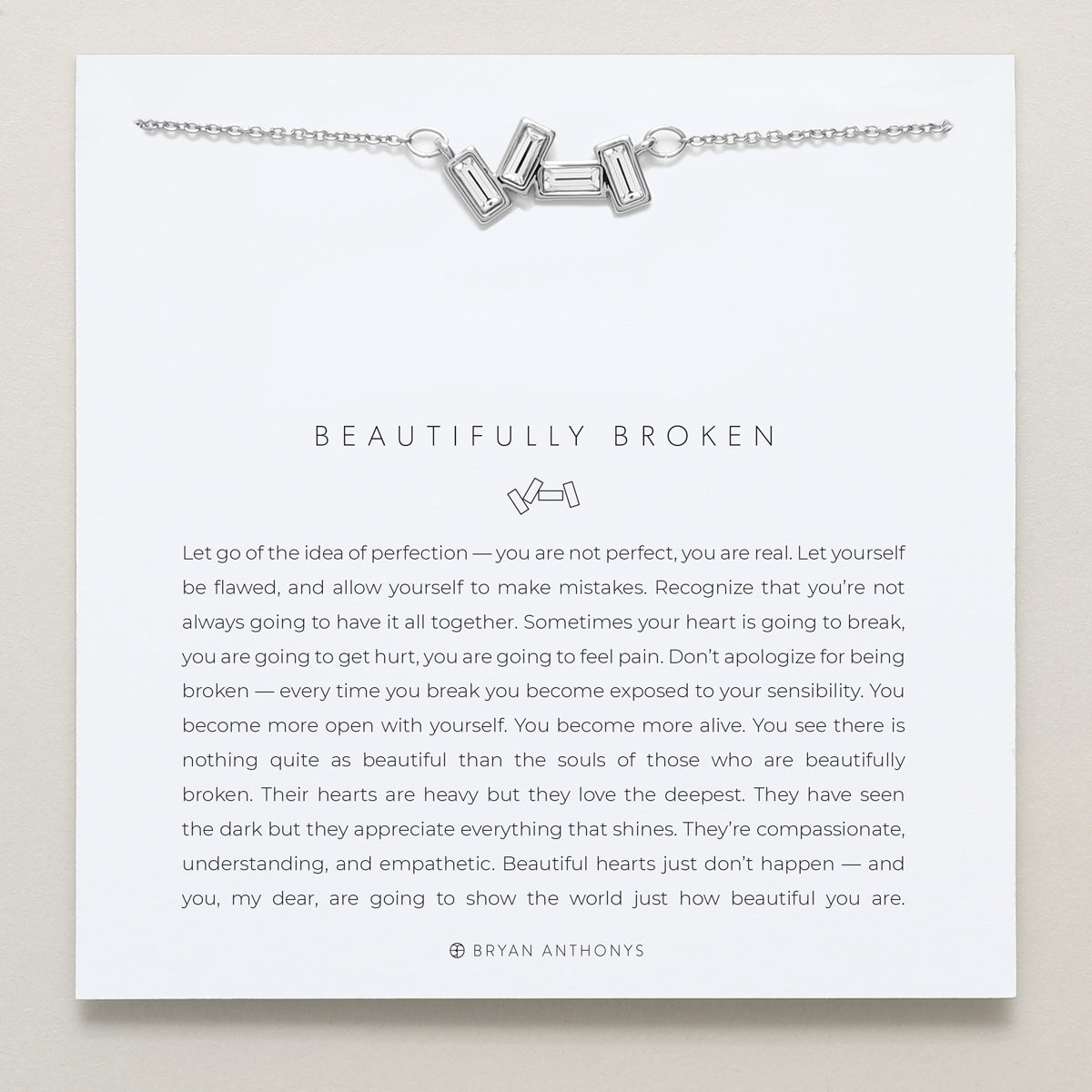 bryan anthonys beautifully broken dainty necklace silver