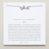 bryan anthonys beautifully broken dainty necklace silver