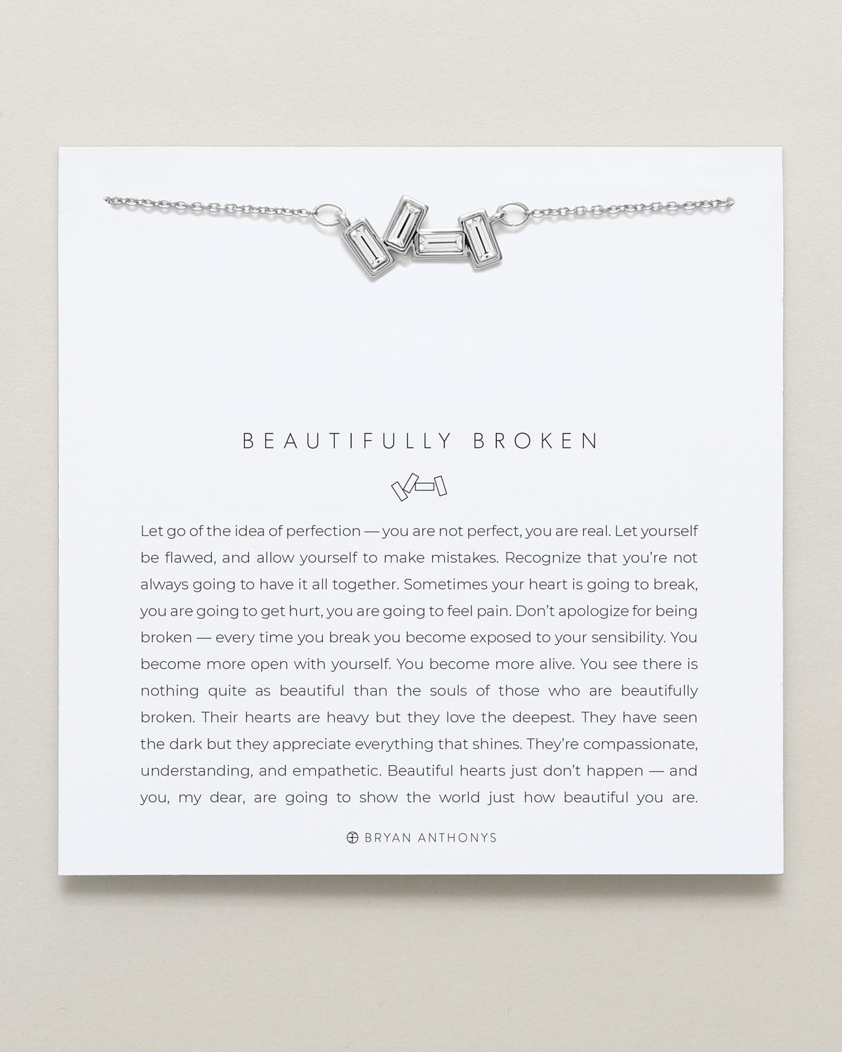 bryan anthonys beautifully broken dainty necklace silver