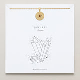 Birthstone Pendant Necklace carded