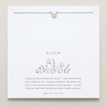 Bryan Anthonys Bloom Silver Yellow Dainty Necklace On Card