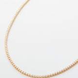 Bryan Anthonys Mom Gold Tennis Necklace Macro